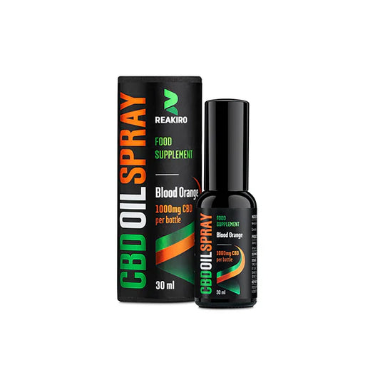 Reakiro 1000mg CBD Apple Crumble & Custard Flavour Spray 30ml (BUY 1 GET 1 FREE)