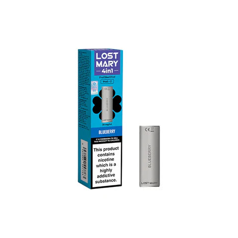 20mg Lost Mary 4in1 Prefilled Pods 1200 Puffs - 2 Pcs