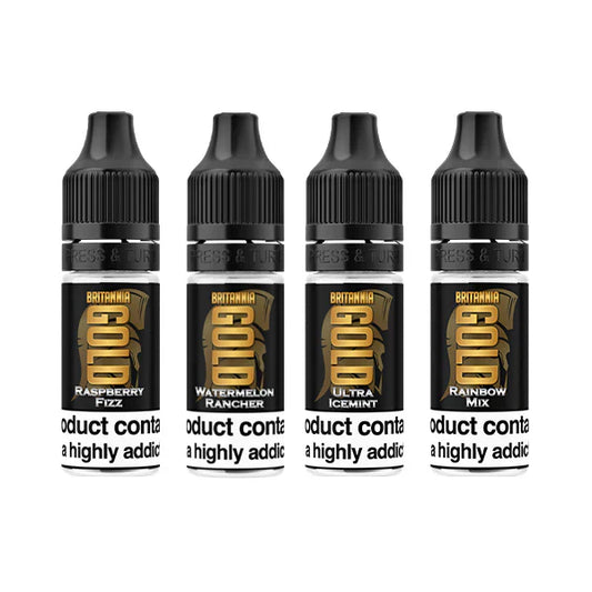 Britannia Gold 0mg 10ml E-Liquids (40VG/60PG)