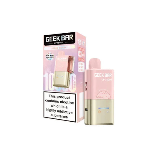 20mg Geek Bar UP 10000 Prefilled Pod Vape Kit (3 FOR £23.49)