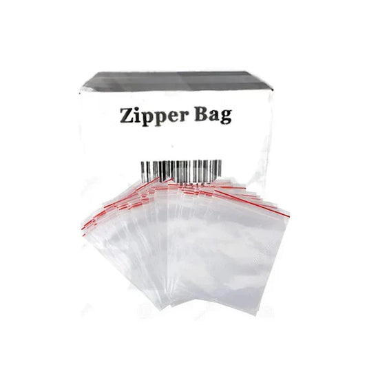 Zipper Branded 80mm x 120mm Clear Baggies Zipper Branded 80mm x 120mm Clear Baggies