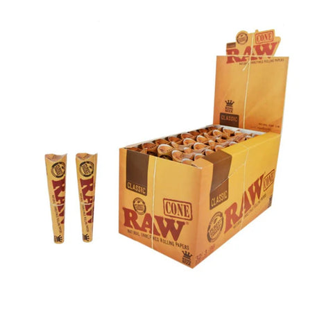 3 x 32 Raw Classic King Size Cones