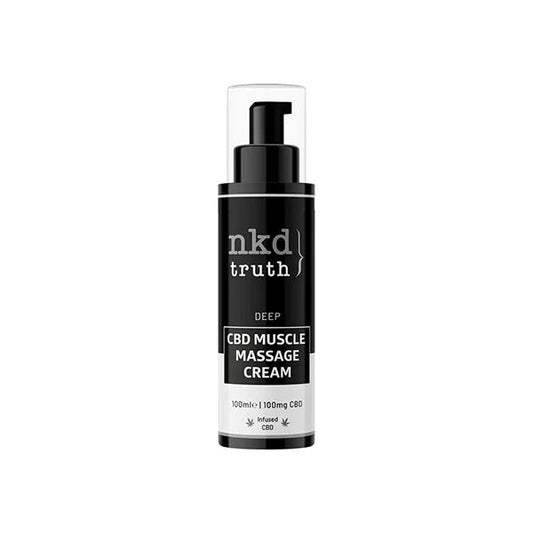 NKD 50mg CBD Deep Muscle Massage Cream - 100ml